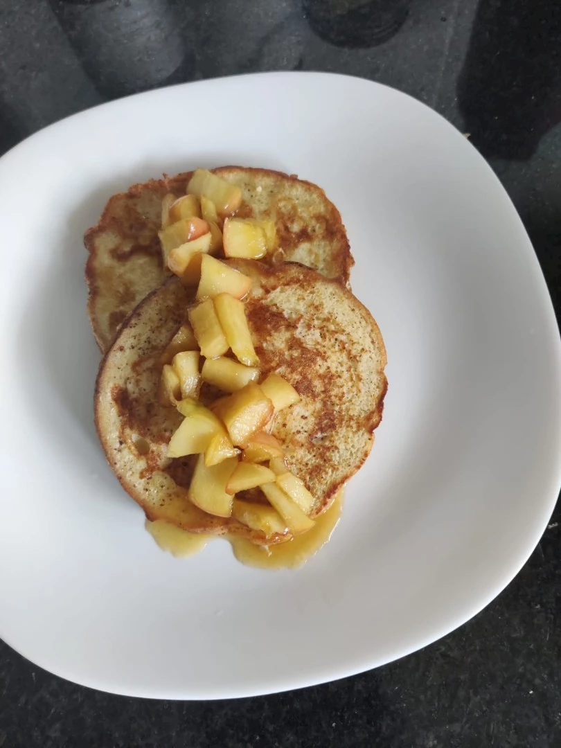 Image of dish Cinnamon Eggy Bread With Quick Stewed Apples
